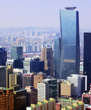 Lerne mit einem atemberaubenden Ausblick auf Seoul